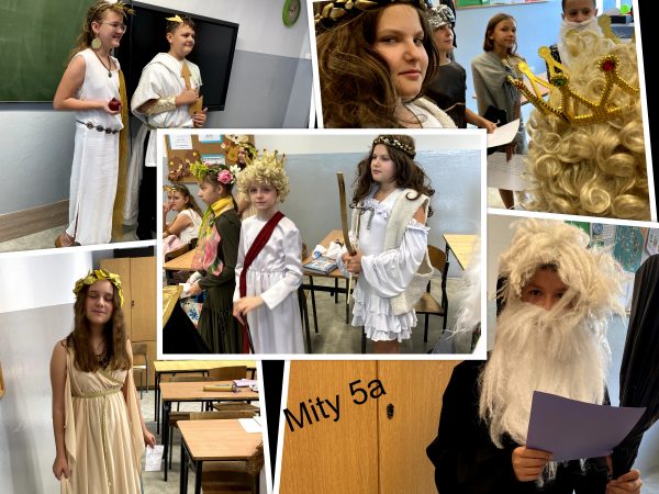 Uczniowie klas piątych poznają mity greckie